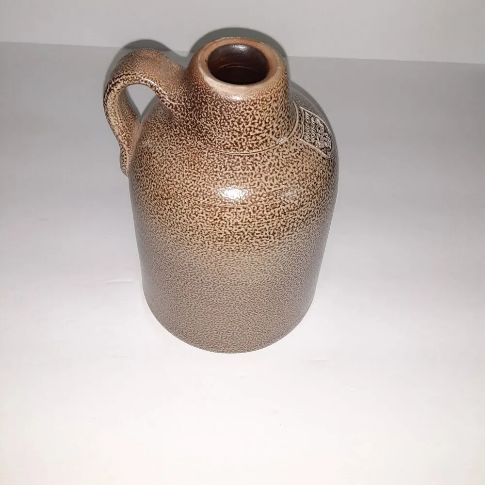 Maple City Pottery Jug Handmade Stoneware 5x5x8 Japandi Masculine